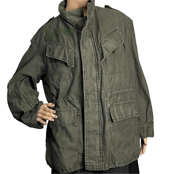 Vintage 1989 Unisex Military-Issued Cotton Canvas Field Jacket - Picture 1 of 9